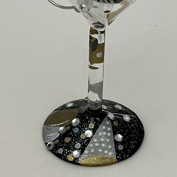 Lolita Mini-Tini Martini Glass Christmas Ornament Celebration Rhinestones W/ Box - Picture 8 of 12